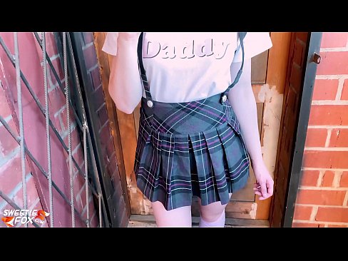 ❤️ Schoolgirl Sucks her dick deeply and fucks instead of classes. ️❌ Fucking at us ☑