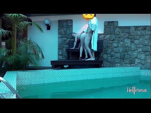 ❤️ Boss invites maid to the pool, but couldn't resist a hot ️❌ Fucking at us ☑