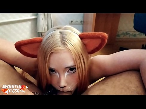 ❤️ Kitsune swallow dick and cum in her mouth ️❌ Fucking at us ☑